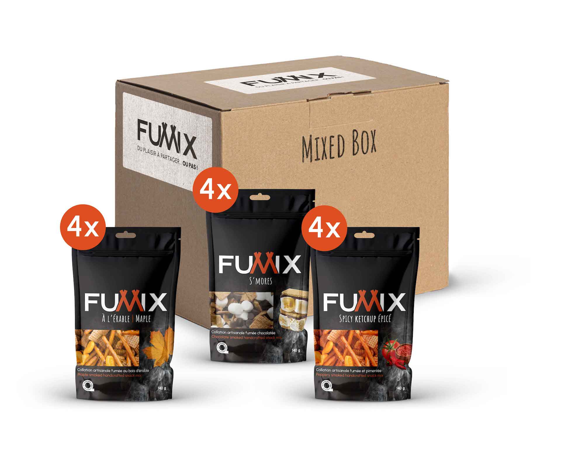 Mixed box - Discover our snacks - Fumix